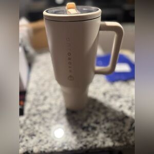 HydroJug Beige Water Bottle with Handle